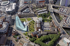 Chetham's School of Music, Manchester aerial photo 