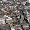 Princess St, Manchester city centre  aerial photo 