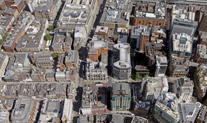 King St Manchester M2 aerial photo 