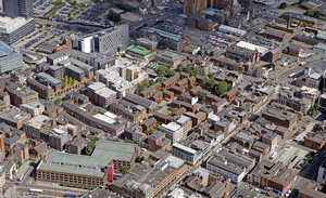 Manchester Northern Quarter  aerial photo 