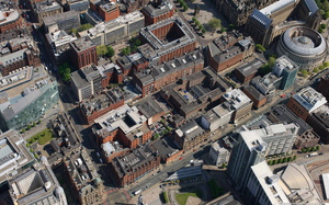Peter St & Jackson's Row Manchester  M2 aerial photo 