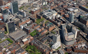 Canal Street Manchester aerial photo 