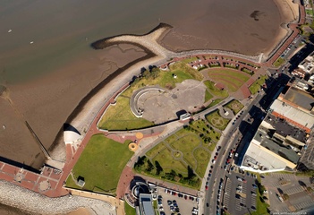 site of the Eden Project North Morecambe  Lancashire  aerial photo