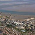 Morecambe Lancashire showing the future Eden Project North site aerial photograph