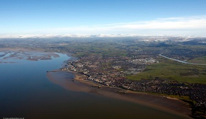 Morcambe Lancashire aerial photograph