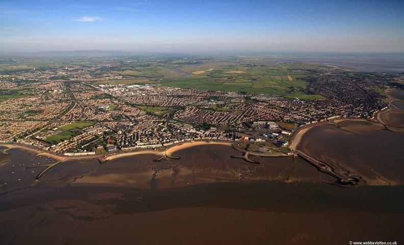 Morecambe Lancashire aerial photo