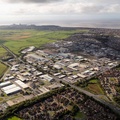 White Lund Industrial Estate Morecambe Lancashire  aerial photo