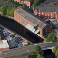 Leeds-Liverpool Canal WarehouseNelson  from the air