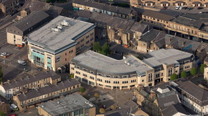 Pendle Borough Council, No.1 Market Street Nelson  from the air