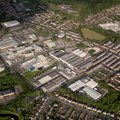 Whitewalls Industrial Estate, Nelson, Lancashire, BB9 from the air