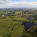 Castleshaw  Reservoirs  aerial photograph