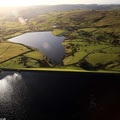 Castleshaw Lower Reservoir  Oldham from the air