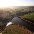 Dowry Reservoir Oldham from the air