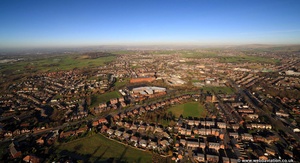 Royton from the air