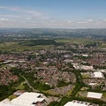 Royton Oldham from the air