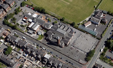 Werneth Primary School Oldham  from the air