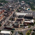 Oldham town centre  from the air