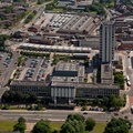 Oldham Civic Centre from the air