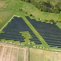 Lathom Solar Farm Ormskirk from the air