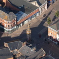 Ormskirk Clock Tower from the air