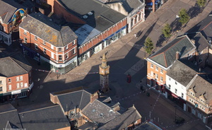 Ormskirk Clock Tower from the air
