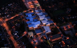 Ormskirk District General Hospital   from the air