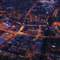 Ormskirk Lancashire at night from the air