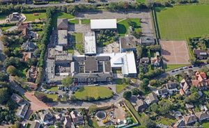 Hodgson Academy Poulton-Le-Fylde  aerial photo