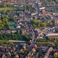 Poulton-le-Fylde town centre from the air