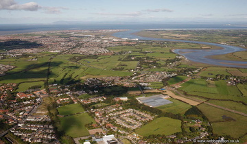 Poulton-Le-Fylde from the air