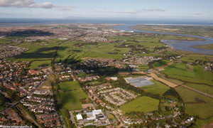 Poulton-le-Fylde Lancashire aerial photograph