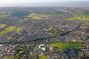Poulton-le-Fylde Lancashire aerial photograph