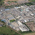 Poulton Industrial Estate Poulton-le-Fylde FY6 from the air