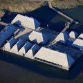 Brockholes visitor centre Preston from the air