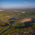 Brockholes nature reserve aerial photo