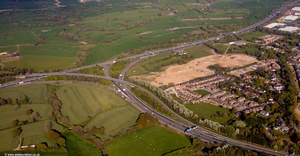 Broughton Interchange Lancashire aerial photo