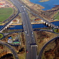 Junction 59 M6 Motorway Preston aerial photo