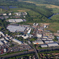 Millennium City Park , Preston from the air