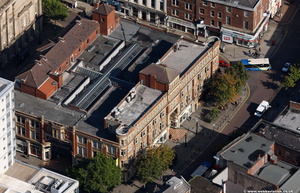 Miller Arcade Preston town centre aerial photo