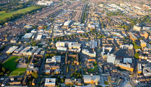 Moor Lane  Preston PR1 aerial photo