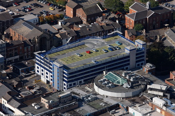 St George's Centre car park, Preston. aerial photo
