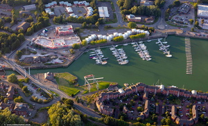 Preston Marina aerial photo