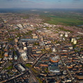 Preston town centre aerial photo