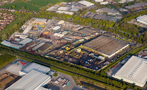 Recycling Lives Recycling Park aerial photo