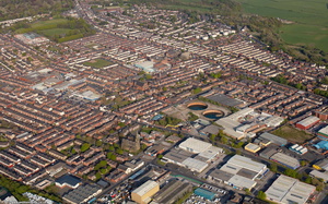 Ribbleton Lane Preston aerial photo