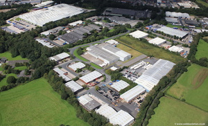 Roman Way Industrial Estate from the air