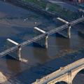 West Lancashire Railway Bridge, Preston aerial photo