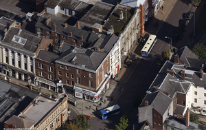Church St and  Preston Lancaster rd showing Richer Sounds  aerial photo