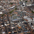 Fishergate Preston town centre PR1 aerial photo