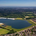 Heaton Park Reservoir aerial photo